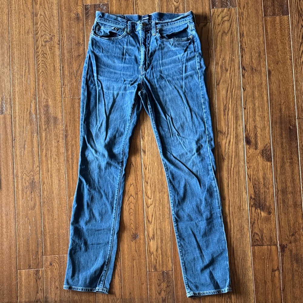 J. Crew Men's Straight Blue Jeans